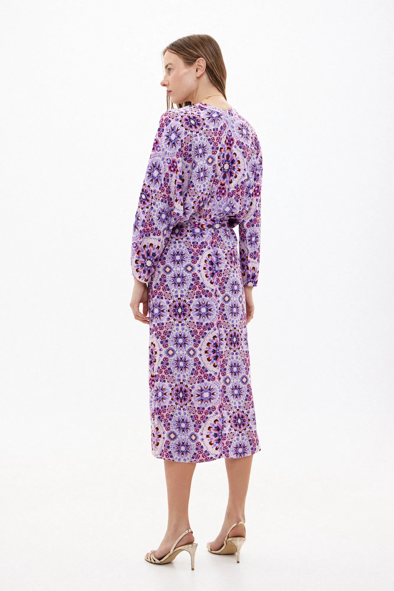 Hoss Intropia Vivian. Vestido midi estampado