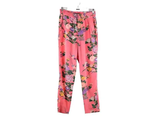 Isabel Marant Pantalones anchos rosas 