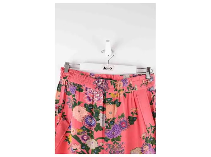 Isabel Marant Pantalones anchos rosas 