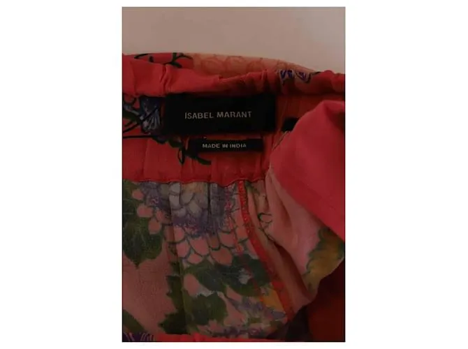 Isabel Marant Pantalones anchos rosas 