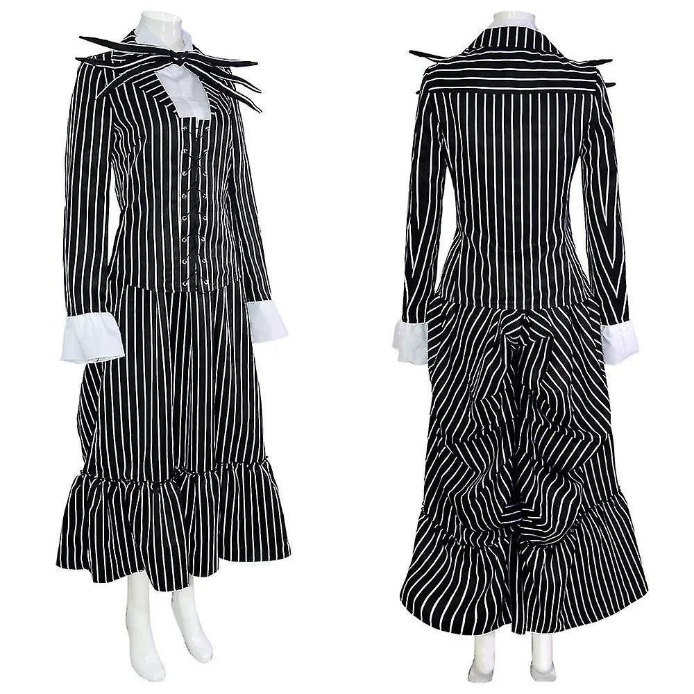 Jack Skellington Cosplay Disfraz Traje de Rey Calabaza Halloween Disfraz de Carnaval Disfraz para Adultos Niños