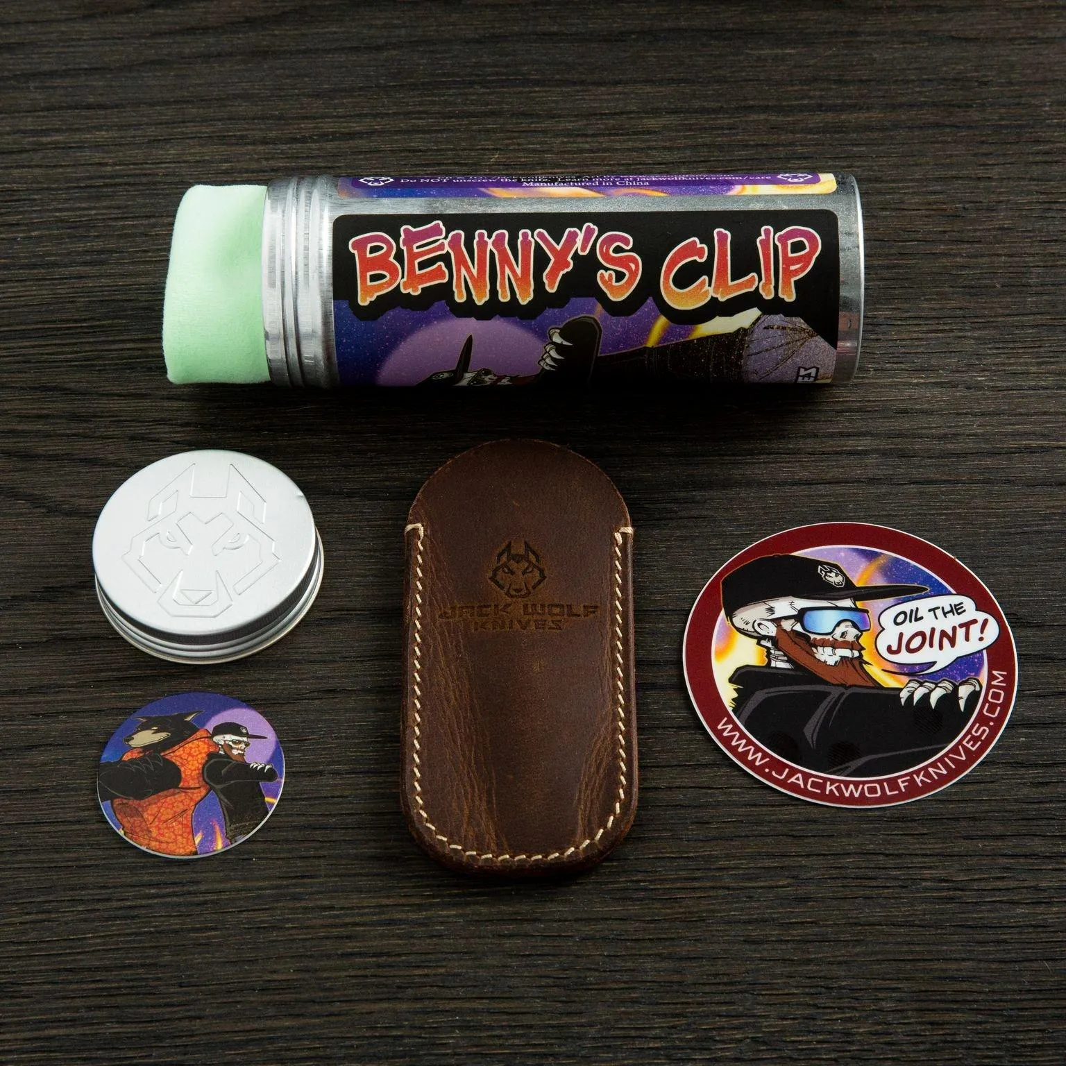 JACK WOLF BENNY'S CLIP CAMOCARBON TOXIC GREEN, BENNY01CCTG, NAVAJA SLIPJOINT