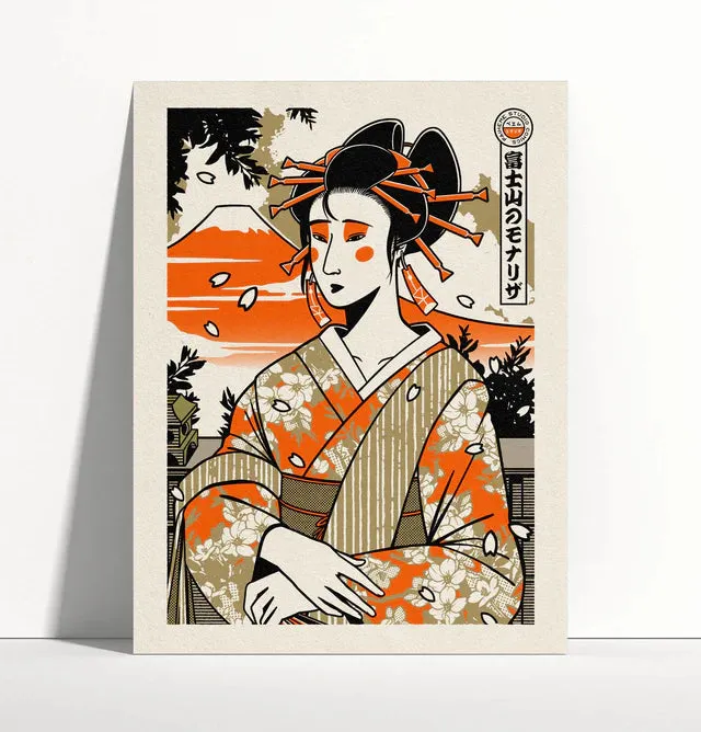 JAPN RETRO láminas enmarcación L