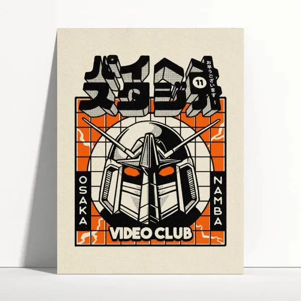 JAPN RETRO láminas enmarcación L