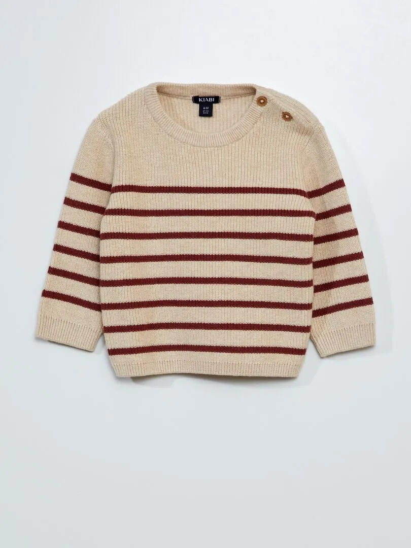 JERSEY DE PUNTO BOBO  BEIGE