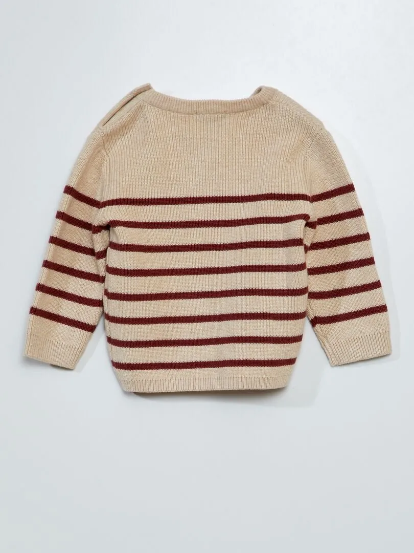 JERSEY DE PUNTO BOBO  BEIGE