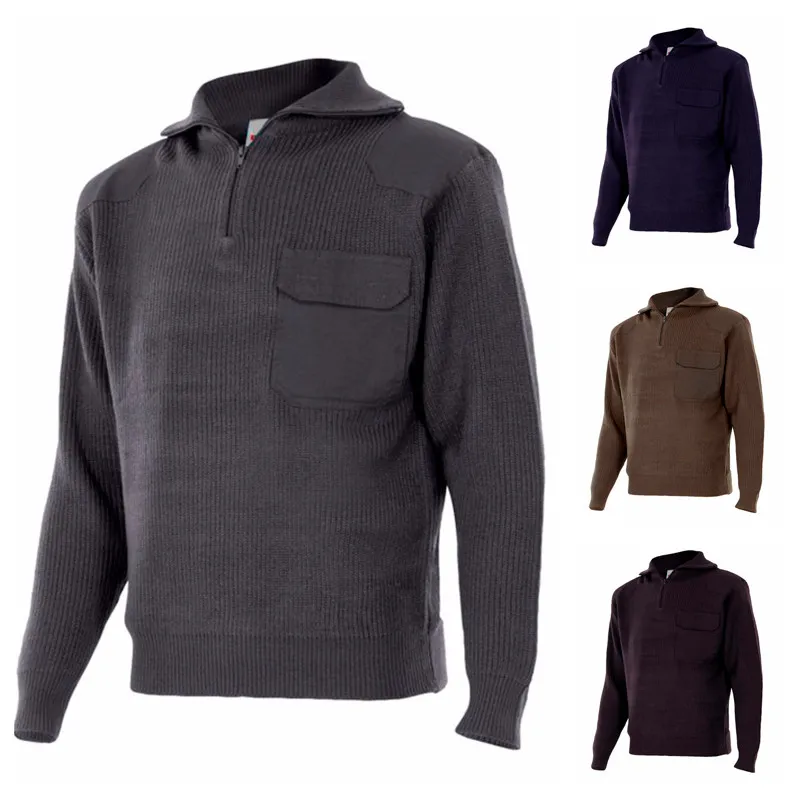 JERSEY DE TRABAJO PUNTO GRUESO DE CUELLO ALTO  VELILLA