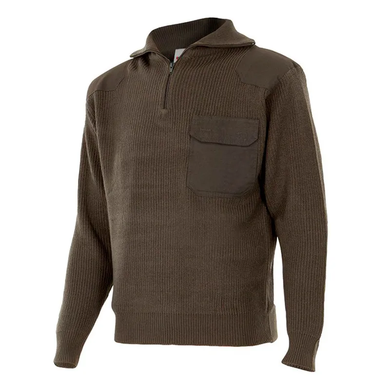 JERSEY DE TRABAJO PUNTO GRUESO DE CUELLO ALTO  VELILLA