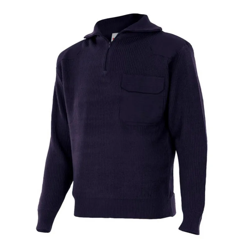 JERSEY DE TRABAJO PUNTO GRUESO DE CUELLO ALTO  VELILLA