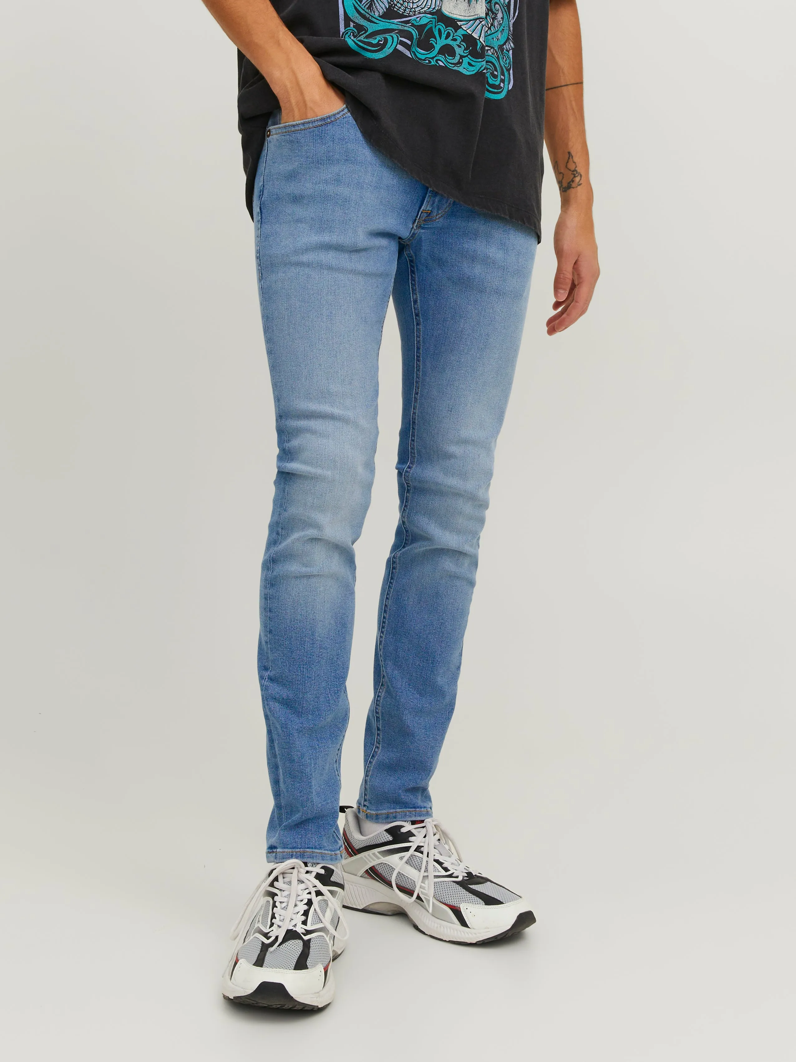 JJILIAM JJORIGINAL MF 770 Vaqueros de corte skinny | Azul intermedio | Jack & Jones®