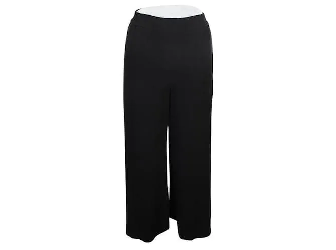 Jonathan Simkhai Pantalones anchos con abertura Negro 