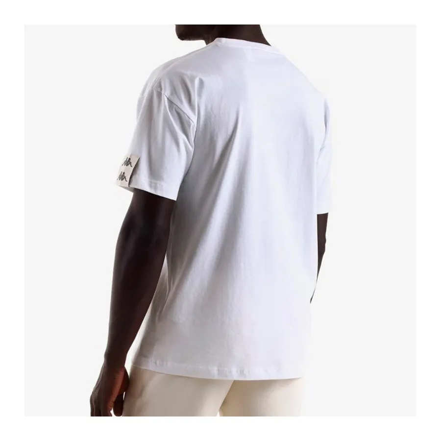 KAPPA CAMISETA Hombre BANDA POP 321677W BLANCO