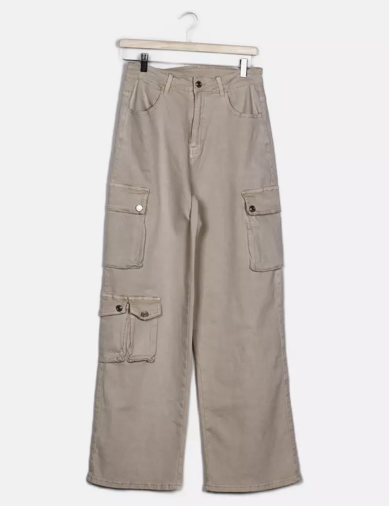 KIKISIX Pantalones cargo Anchos