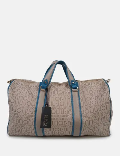LIU·JO Bolsa de viaje beige logo