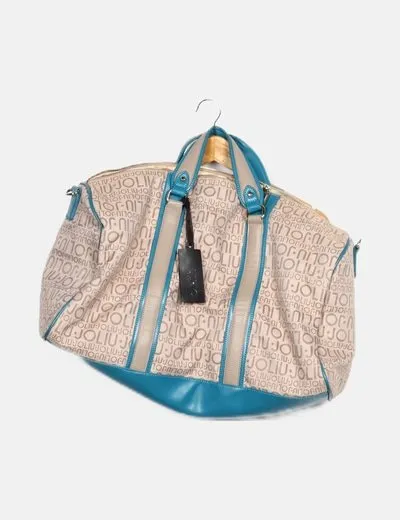 LIU·JO Bolsa de viaje beige logo