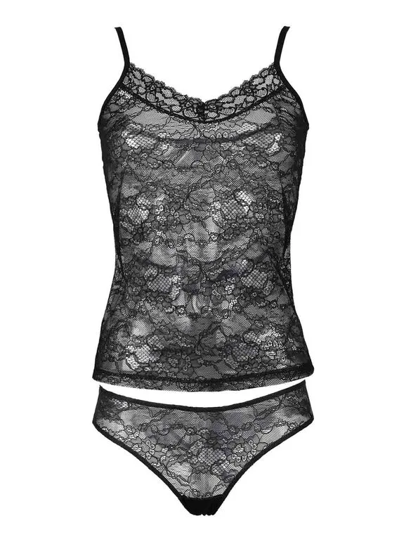 Magic Dream Braguita de mujer coordinada en top de encaje + braguita