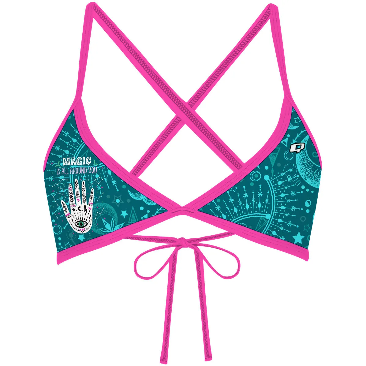 MAGIC IS ALL AROUND YOU  TIEBACK BIKINI TOP
