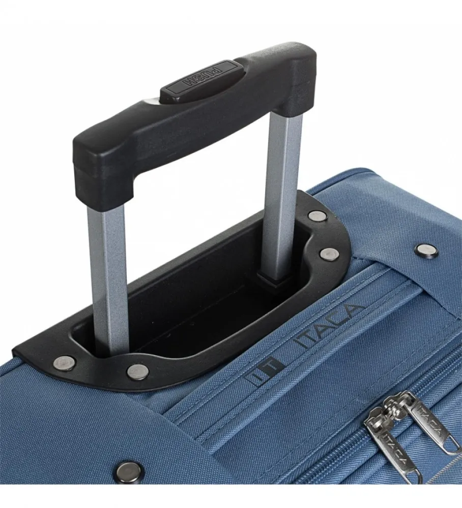 MALETA CABINA DE VIAJE 2 RUEDAS T71950 AZUL VAQUERO 55X39X18CM