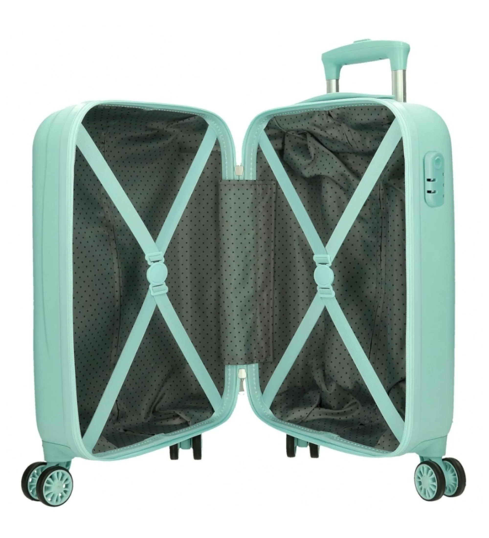 Maleta de cabina Enso Magic summer rígida turquesa 50cm