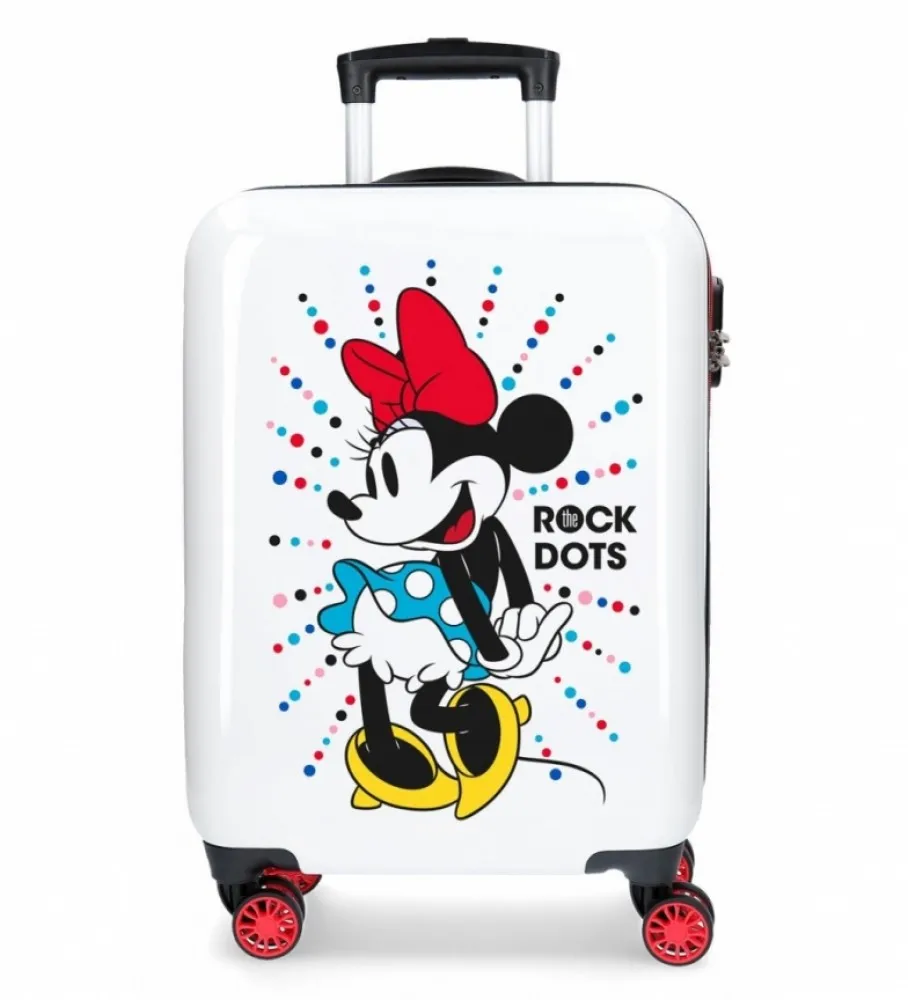 MALETA DE CABINA RíGIDA MICKEY MAGIC DOTS 36X55X20CM
