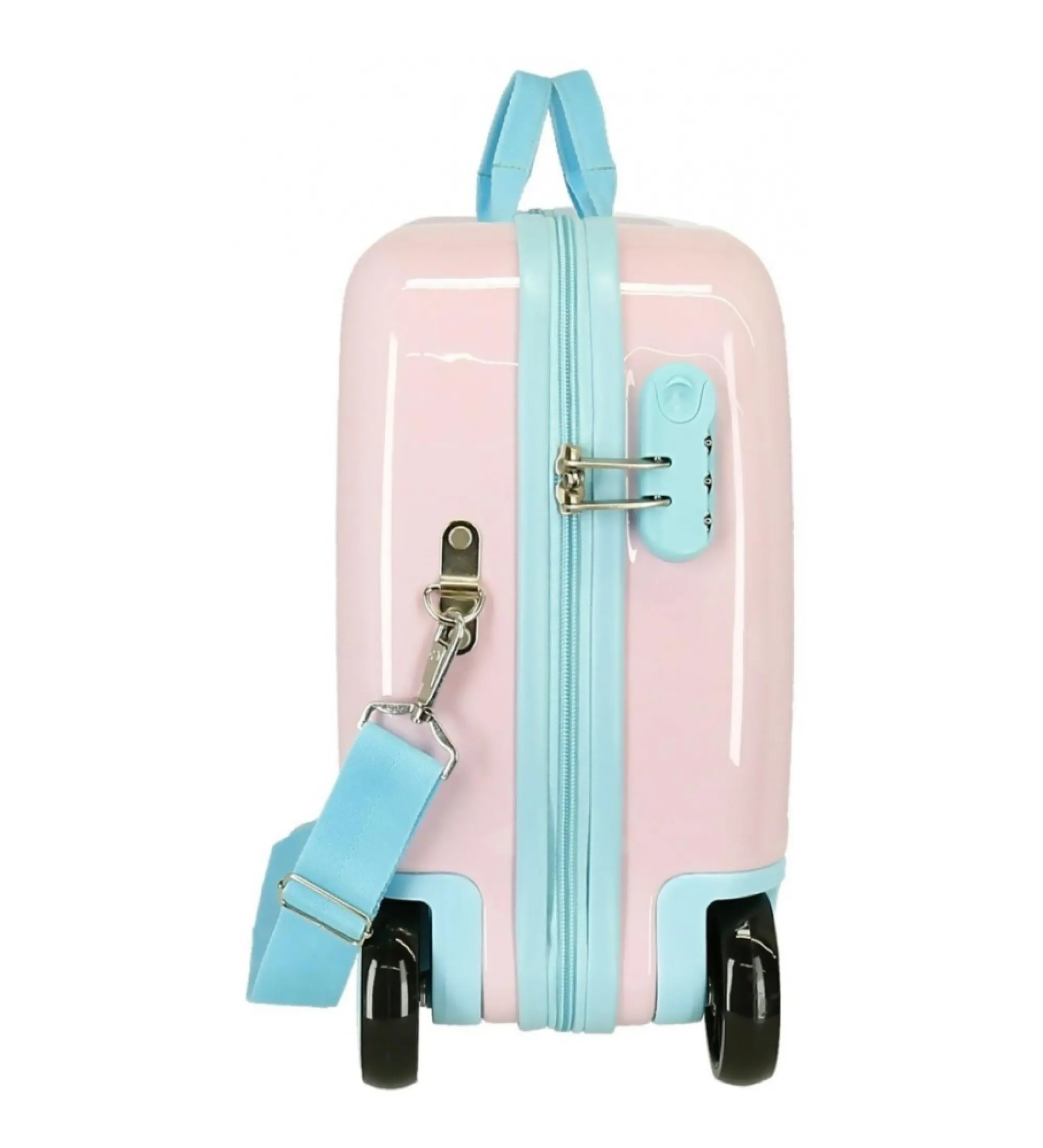 Maleta infantil 2 ruedas multidireccionales Minnie imagine rosa