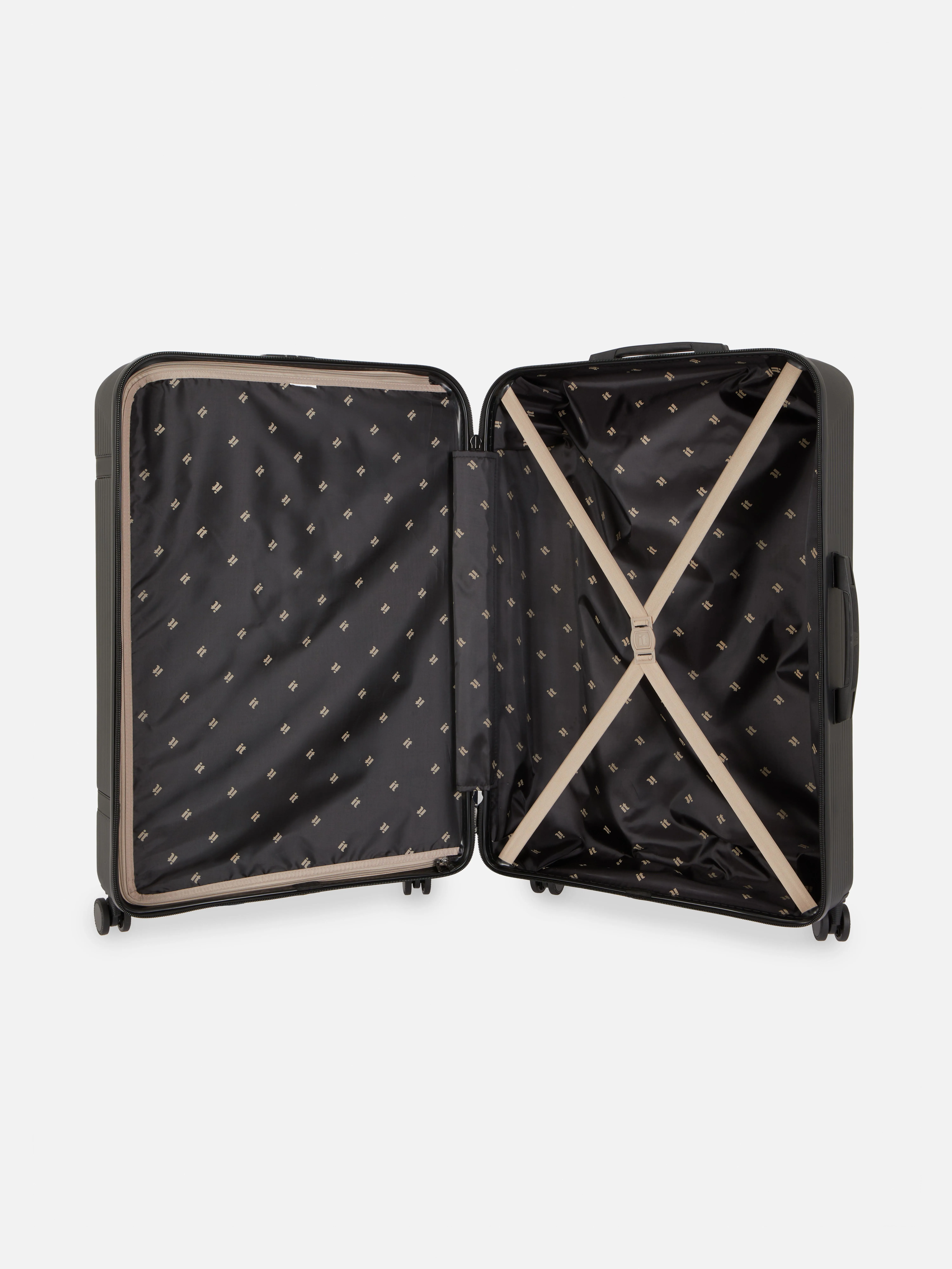 Maleta rígida estriada de 8 ruedas de it Luggage