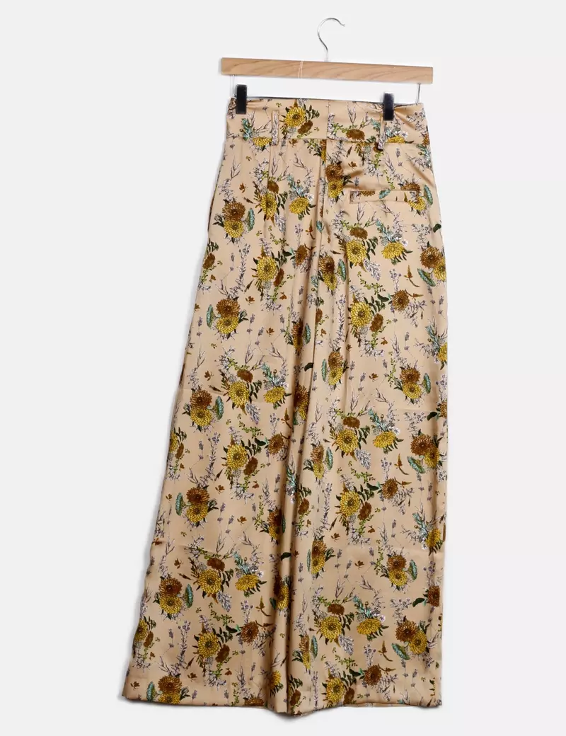 Mango Pantalones de tela Anchos