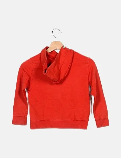 Mango Sudadera naranja mensaje