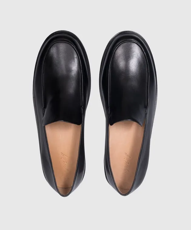 Marsell Black leather loafers