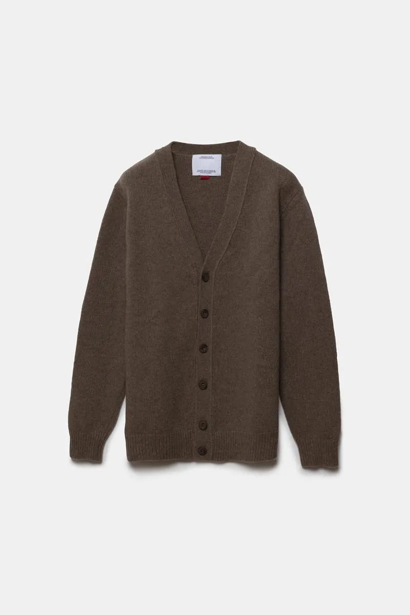 MEWS CLOTHING CÁRDIGAN DE LANA MERINO MUNICH MARRÓN