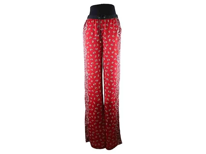 Michael Kors Pantalones anchos rojos Roja 