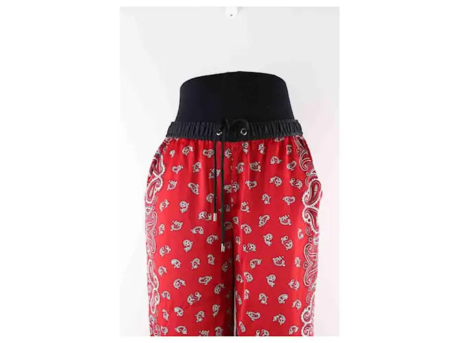 Michael Kors Pantalones anchos rojos Roja 