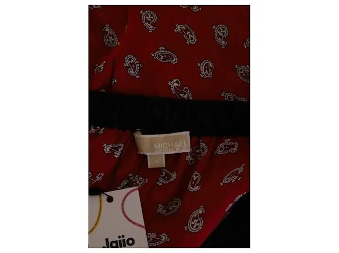 Michael Kors Pantalones anchos rojos Roja 