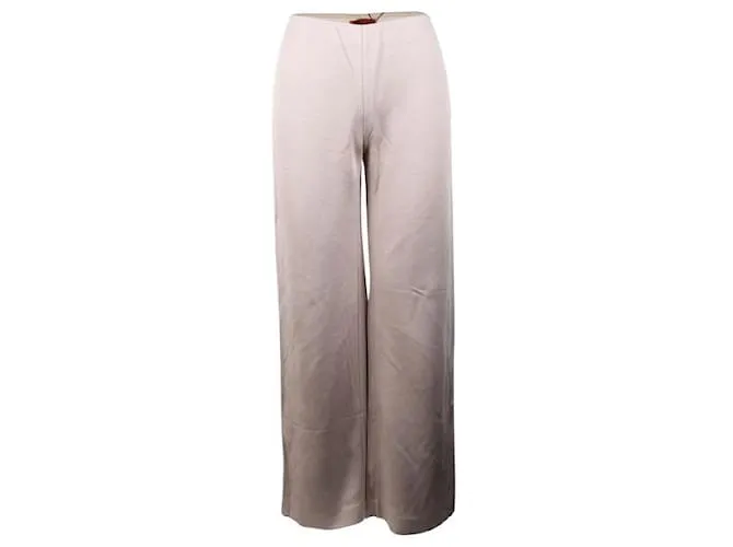 Missoni pantalones anchos beige claro 