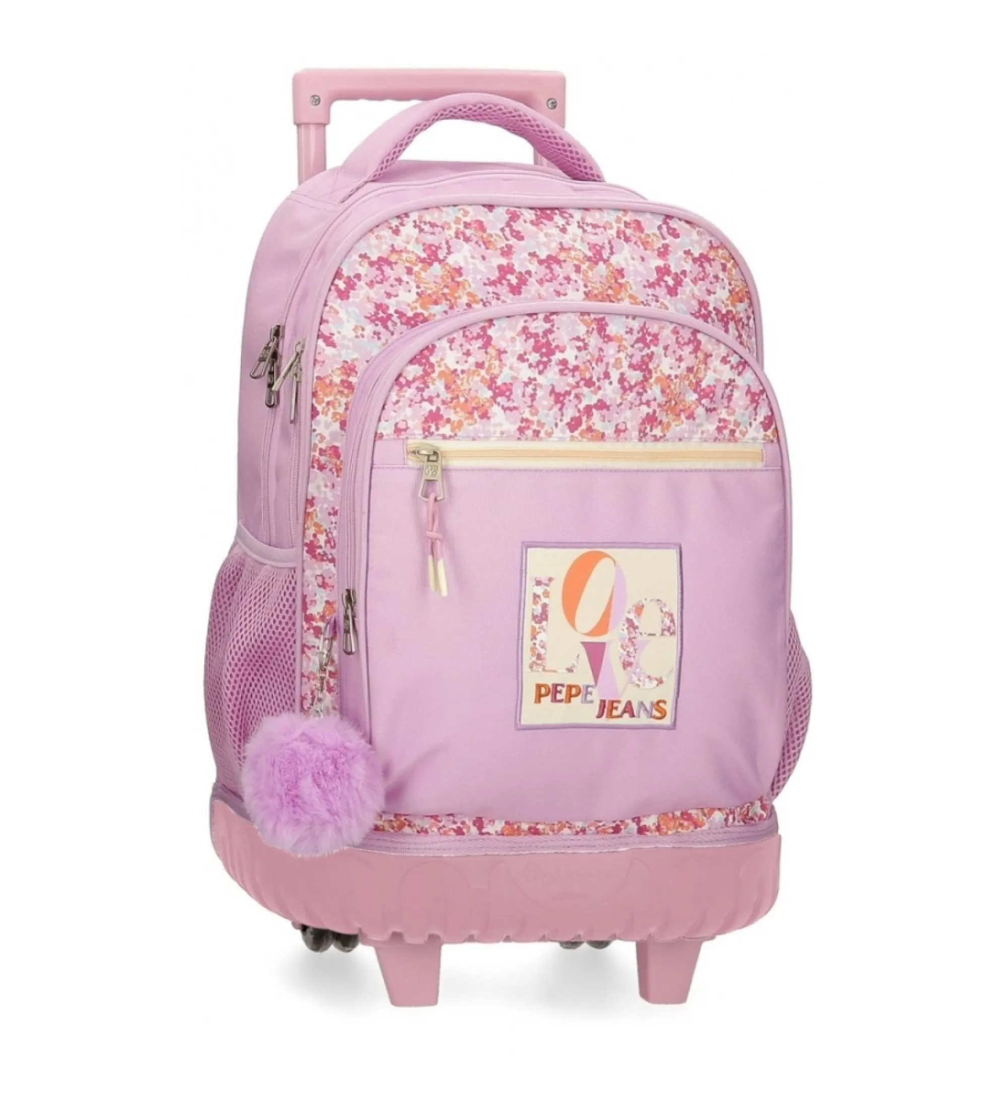 Mochila con ruedas Sandra 2R rosa