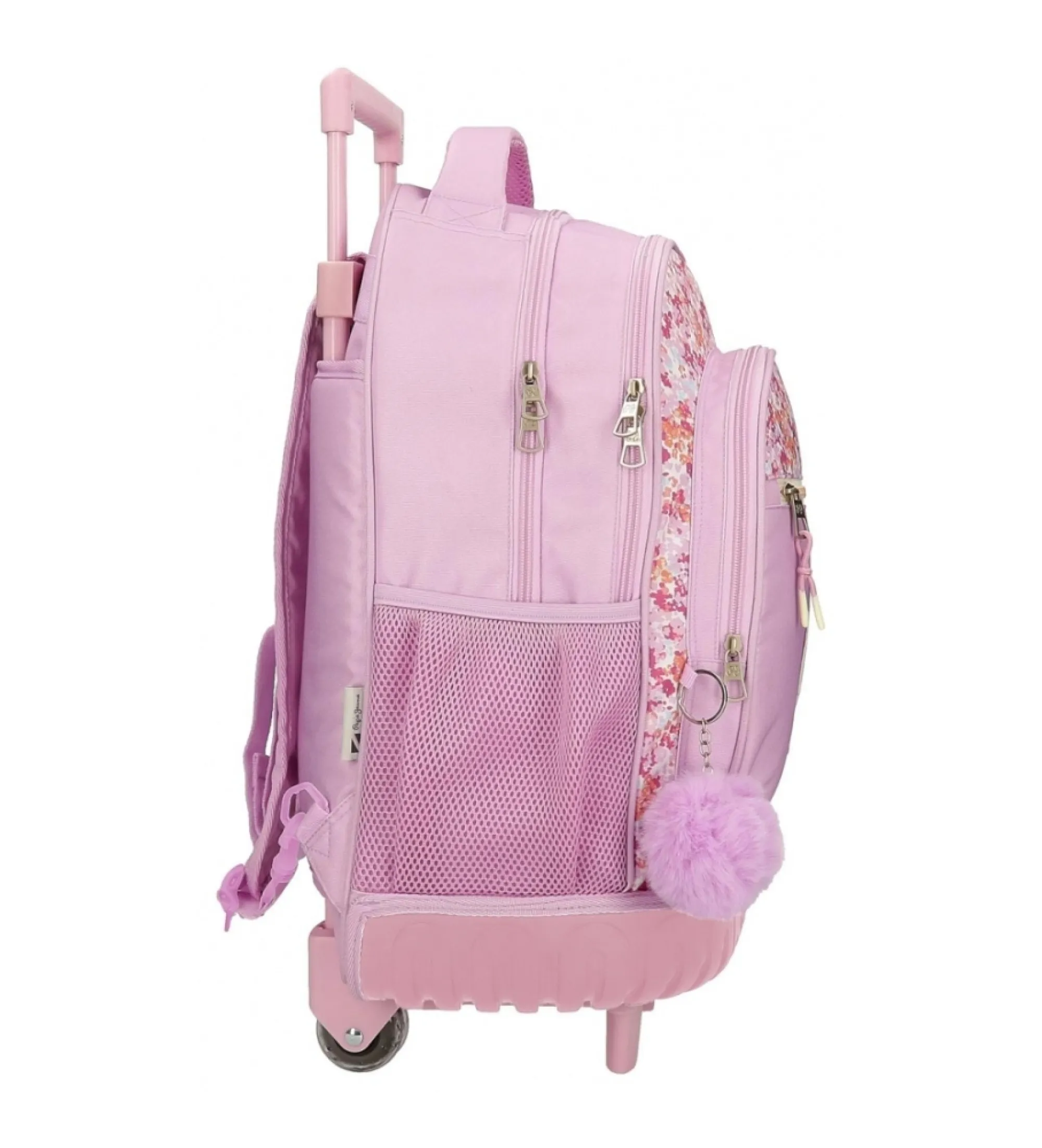 Mochila con ruedas Sandra 2R rosa