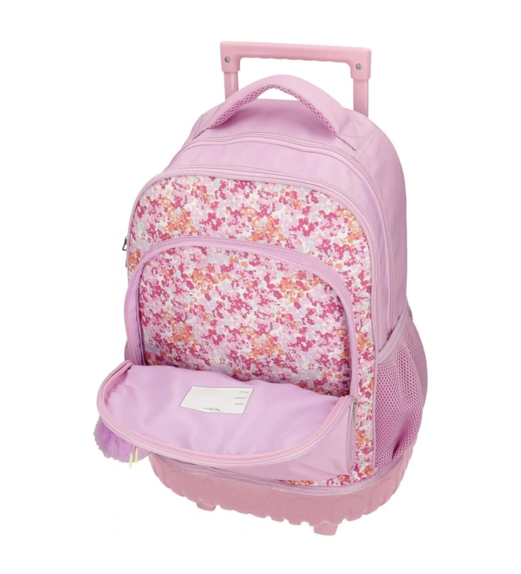 Mochila con ruedas Sandra 2R rosa