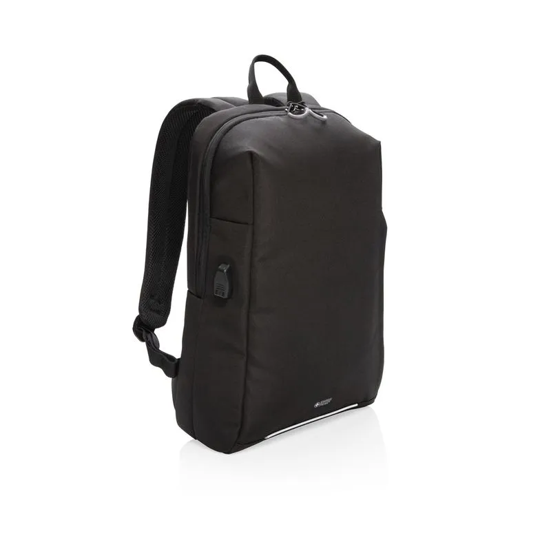 Mochila corporativa para portátil Swiss Peak AWARE™ con RFID y USB