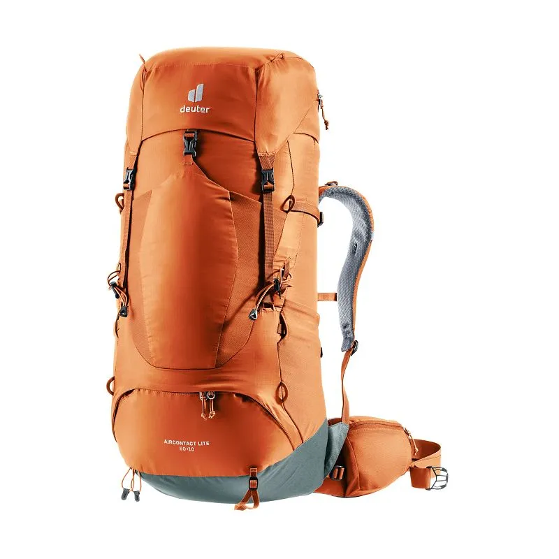 MOCHILA DEUTER AIRCONTACT LITE 50 + 10 (CASTAñOTEAL)