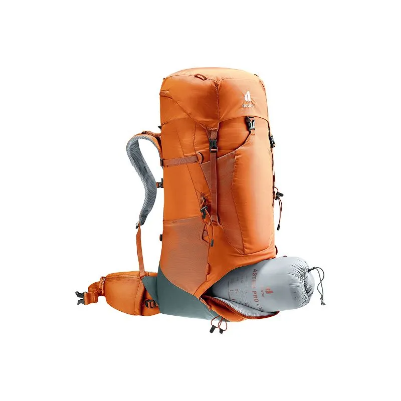 MOCHILA DEUTER AIRCONTACT LITE 50 + 10 (CASTAñOTEAL)