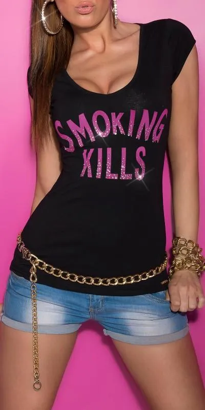 Moda camiseta mujer con mensaje