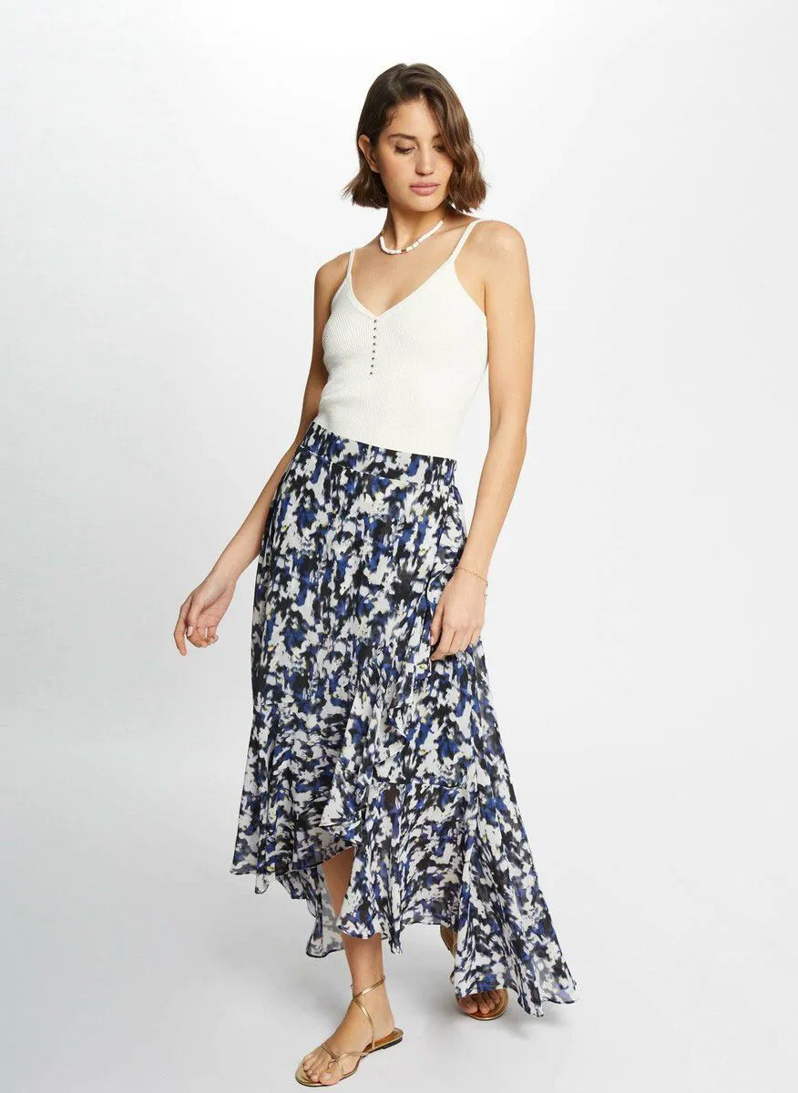 MORGAN JDOLY1  FALDA LARGA ESTAMPADA EN MULTICOLOR