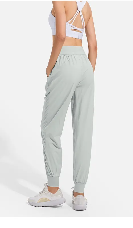 Mujeres Joggando Yoga Nenavo Pantallas Fitness de bolsillo Leggings para mujer Soft cintura alta Levante de cadera elástica Pant