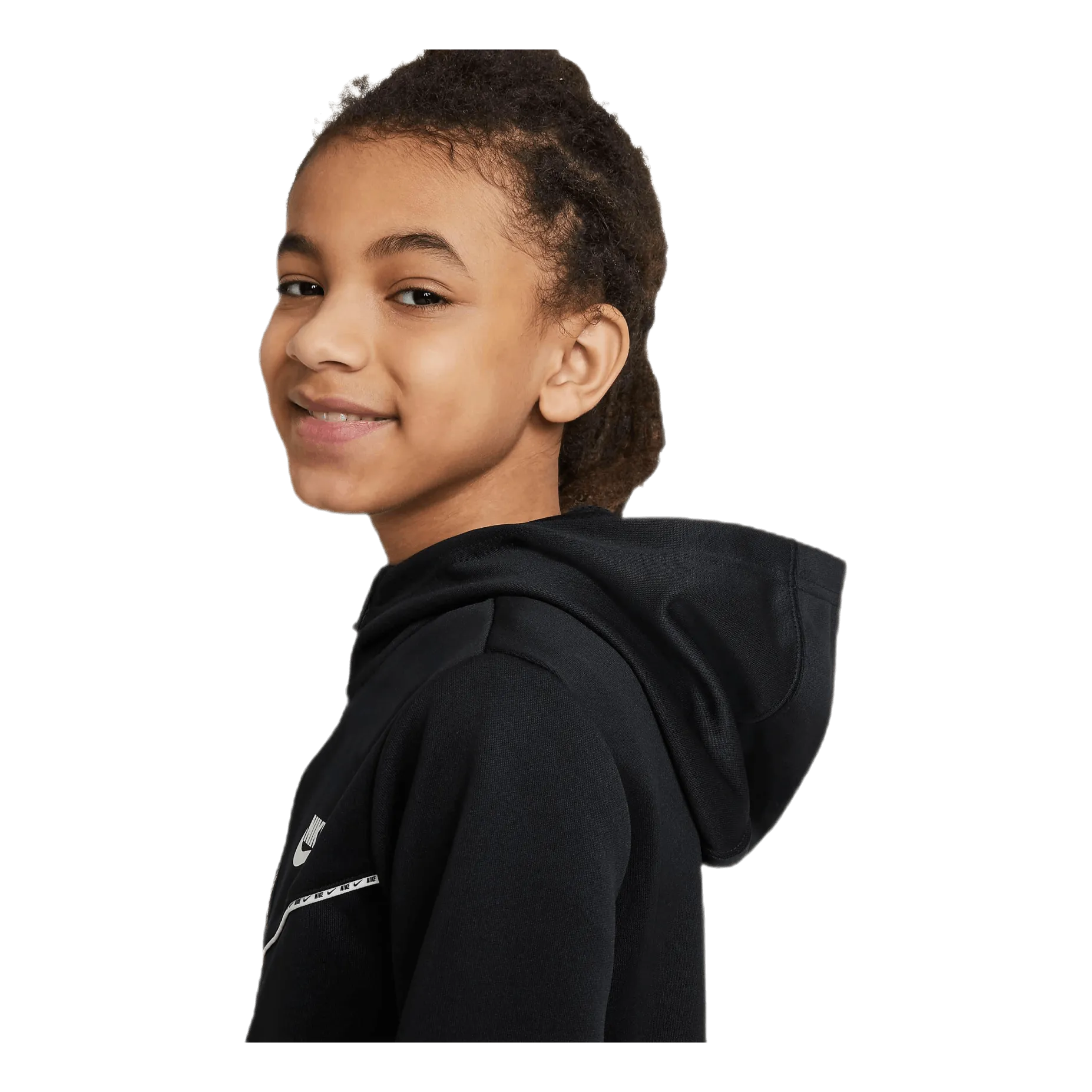 Nike Junior Repeat FZ Hoodie Black