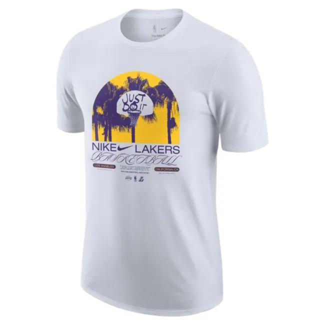 NIKE LOS ANGELES LAKERS COURTSIDE MAX 90 TSHIRT