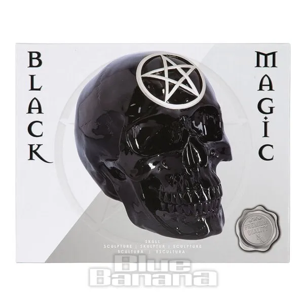 Némesis Now Black Magic Skull Ornament (19.5 Cm)