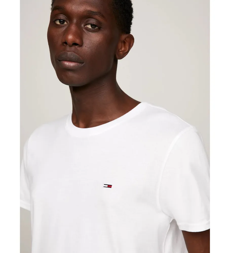 Pack de 2 camisetas de punto blanco, marino