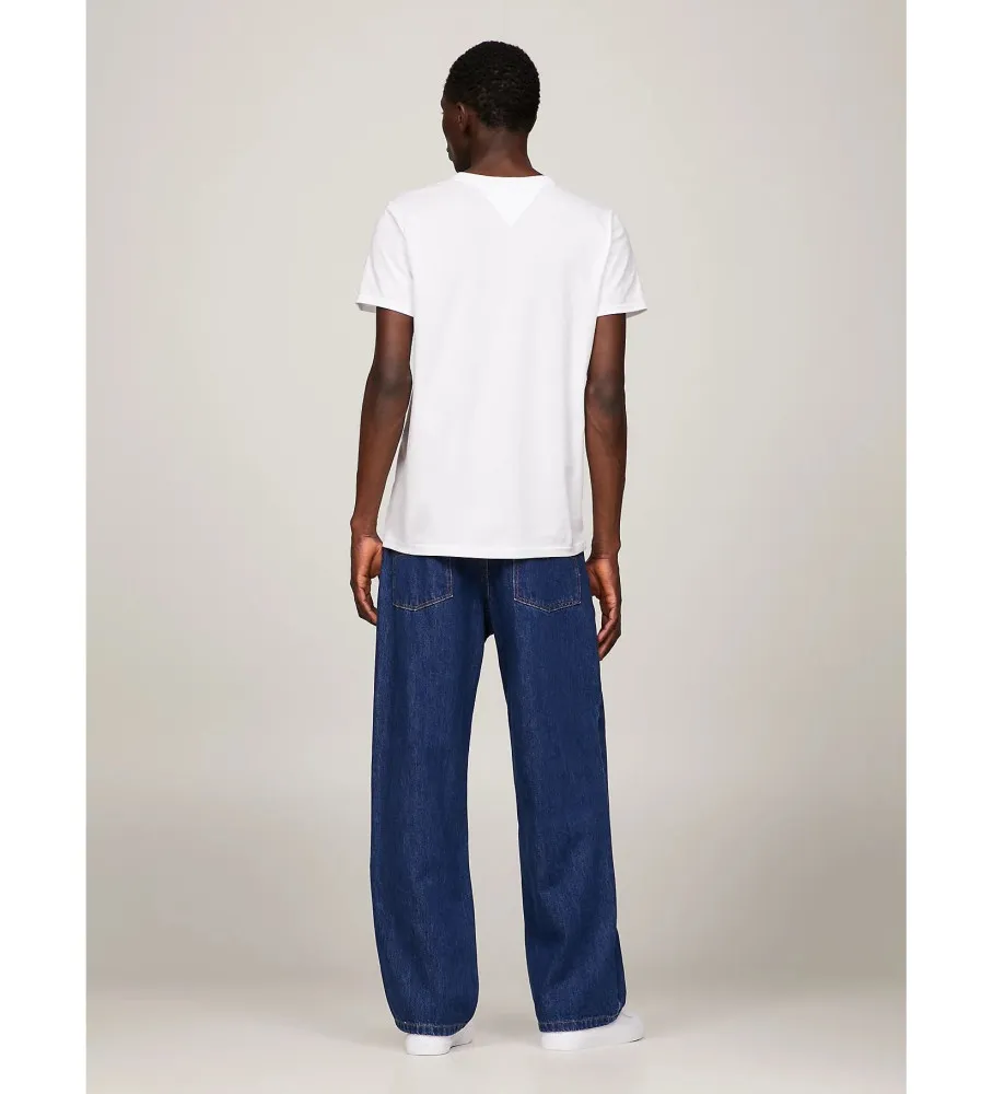 Pack de 2 camisetas de punto blanco, marino