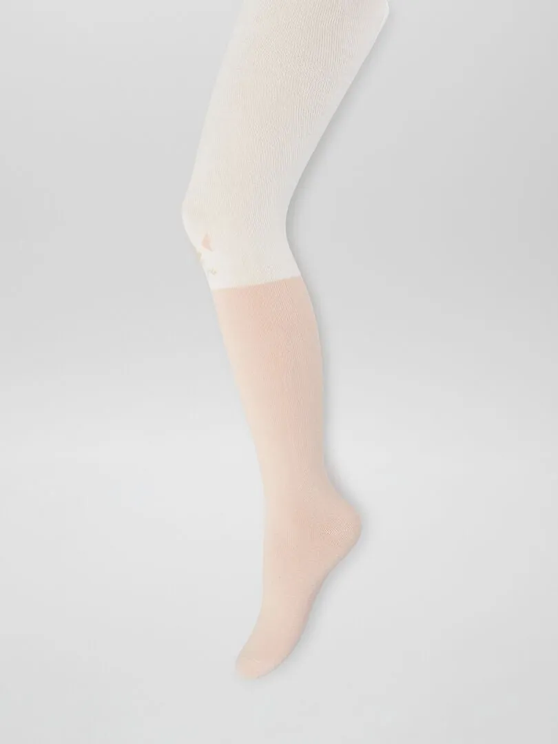 PACK DE 2 LEOTARDOS DE PUNTO  BEIGE