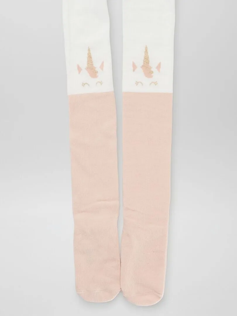 PACK DE 2 LEOTARDOS DE PUNTO  BEIGE
